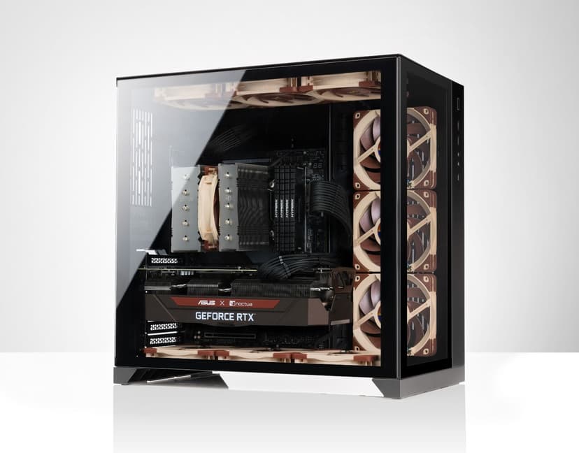Noctua Nh-d12l Cpu Cooler Luftkjøler Aluminium, Beige, Brun