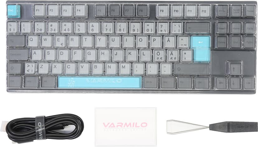 Varmilo VEA88M Moonlight V2 MX Brown Cherry MX Brown Nordisk