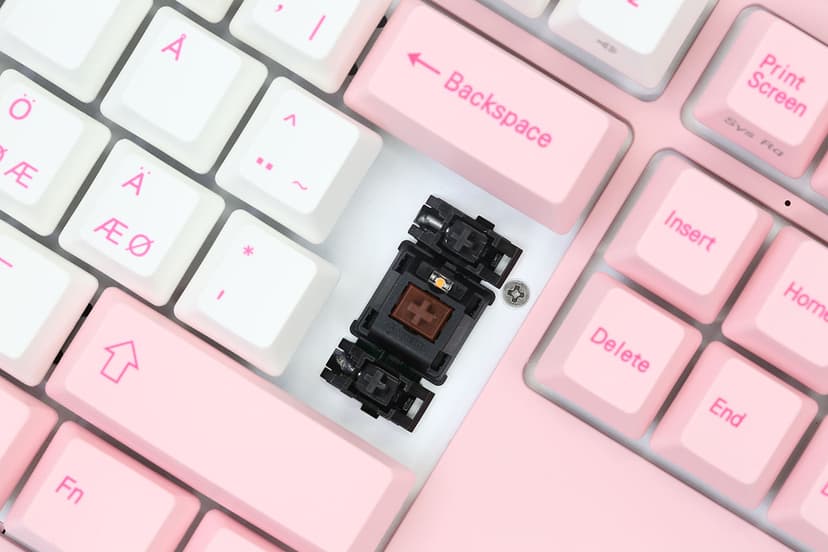 Varmilo VEA88 Sakura V2 MX Brown Cherry MX Brown Nordisk