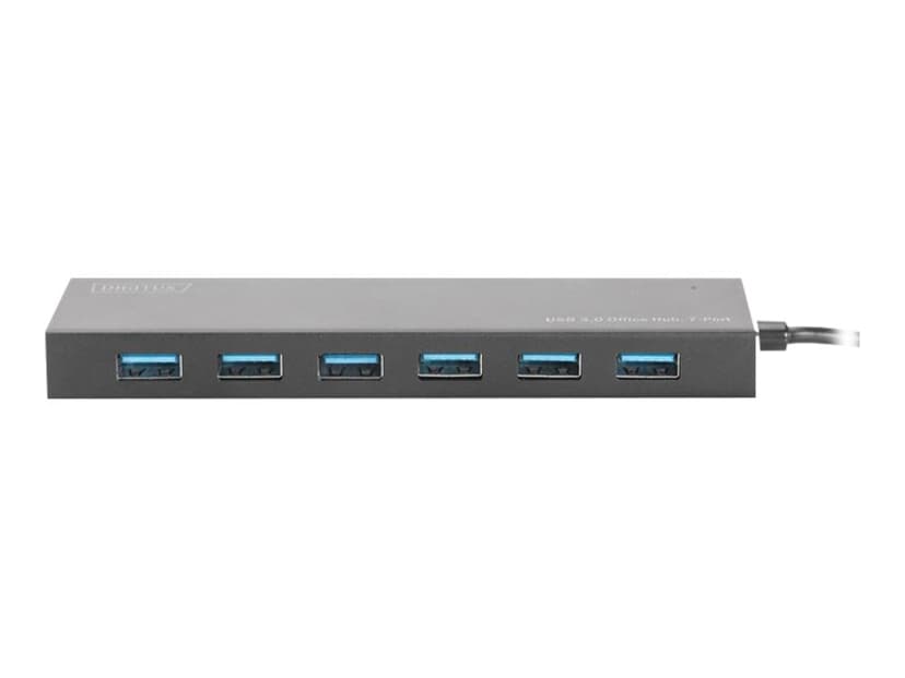 Digitus DA-70241-1 keskitin USB 3.2 Gen 1 (3.1 Gen 1) Type-A 5000 Mbit/s Harmaa