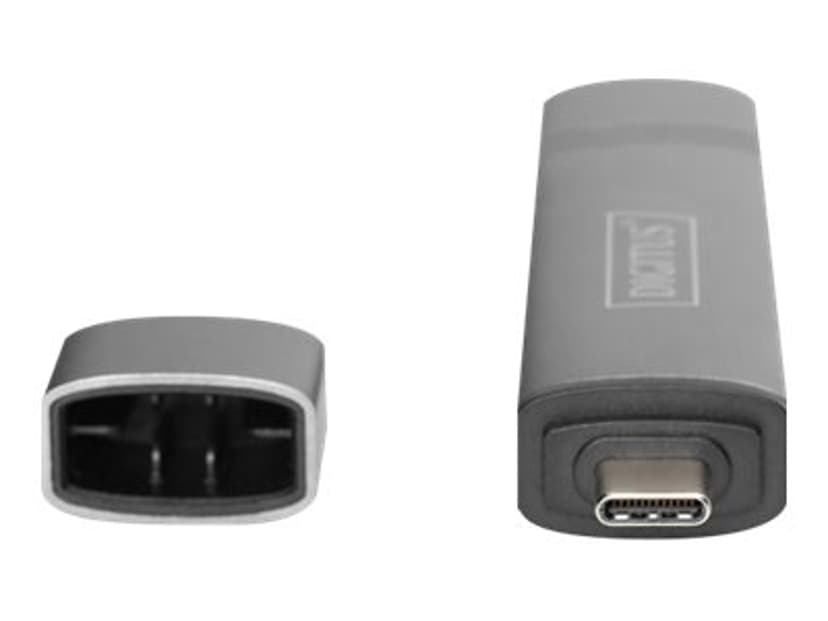 Digitus DA-70886 kortlæser USB 3.2 Gen 1 (3.1 Gen 1) Type-A/Type-C Aluminium