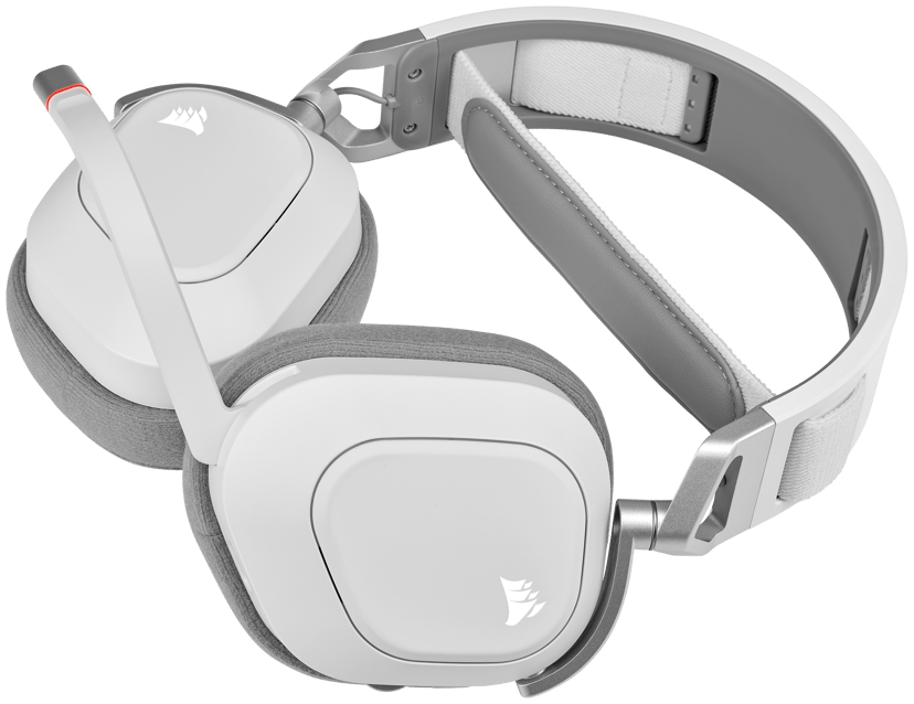 Corsair HS80 RGB Trådlöst Gaming Headset Stereo Vit