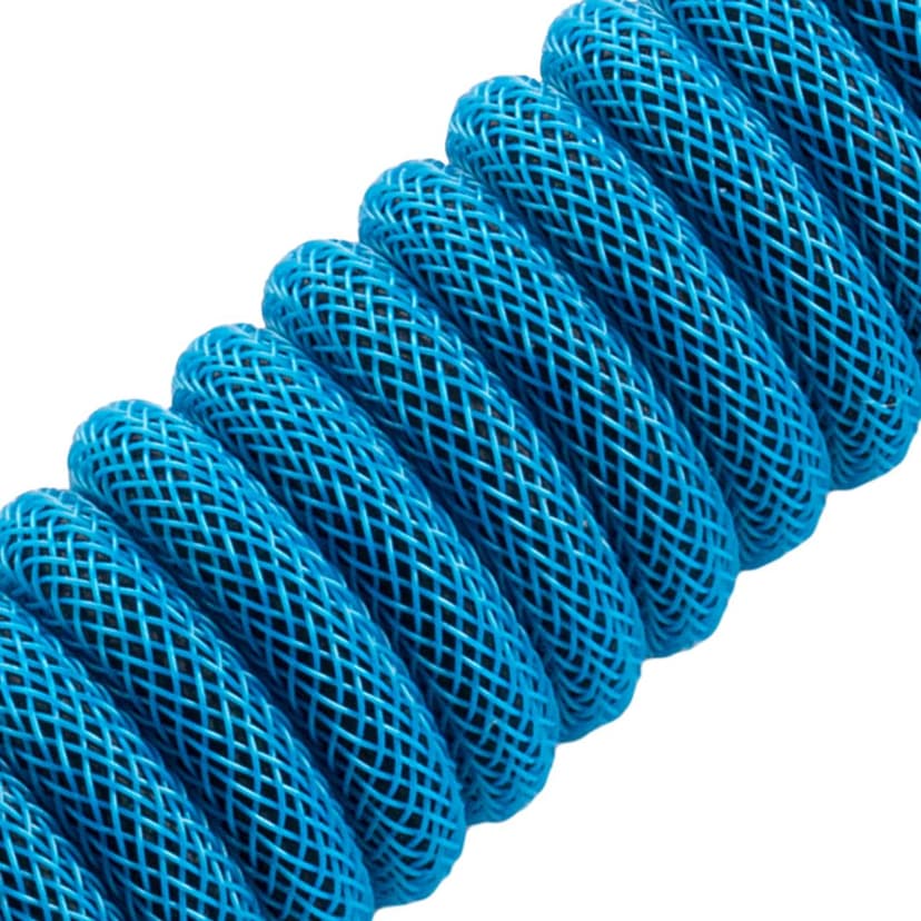 CableMod Classic Coiled Cable - Spectrum Blue 1.5m USB A USB C Sininen