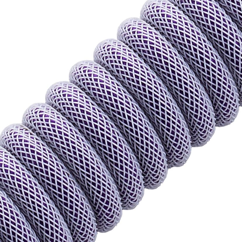 CableMod Classic Coiled Cable - Rum Raisin 1.5m. USB A USB C Sort