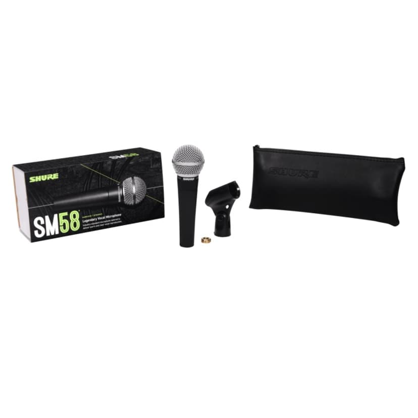 Shure SM58 Dynamic Cardioid Vocal Microphone