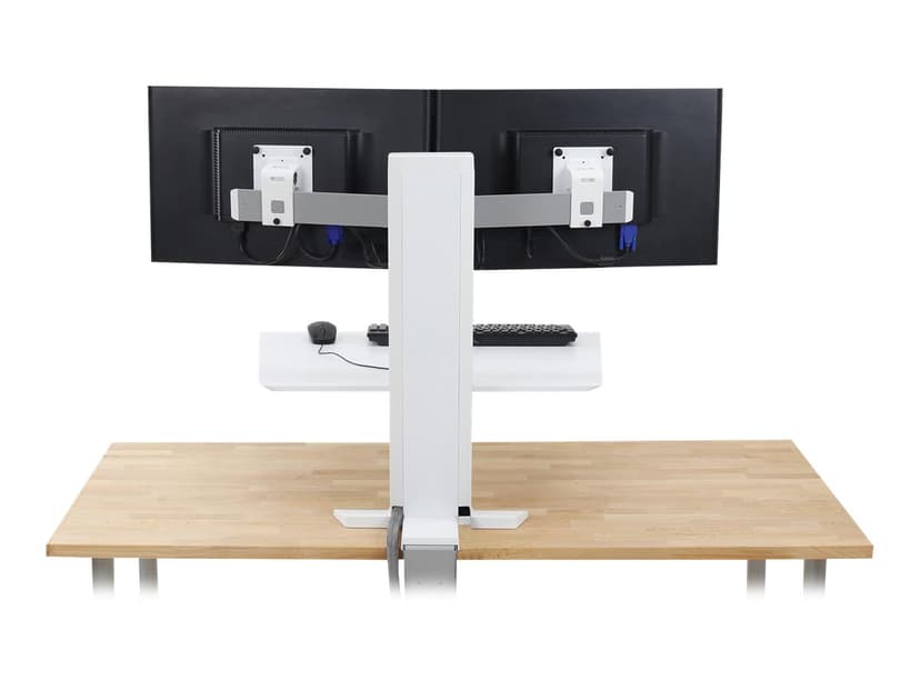 Ergotron Workfit-sr Dual Monitor White