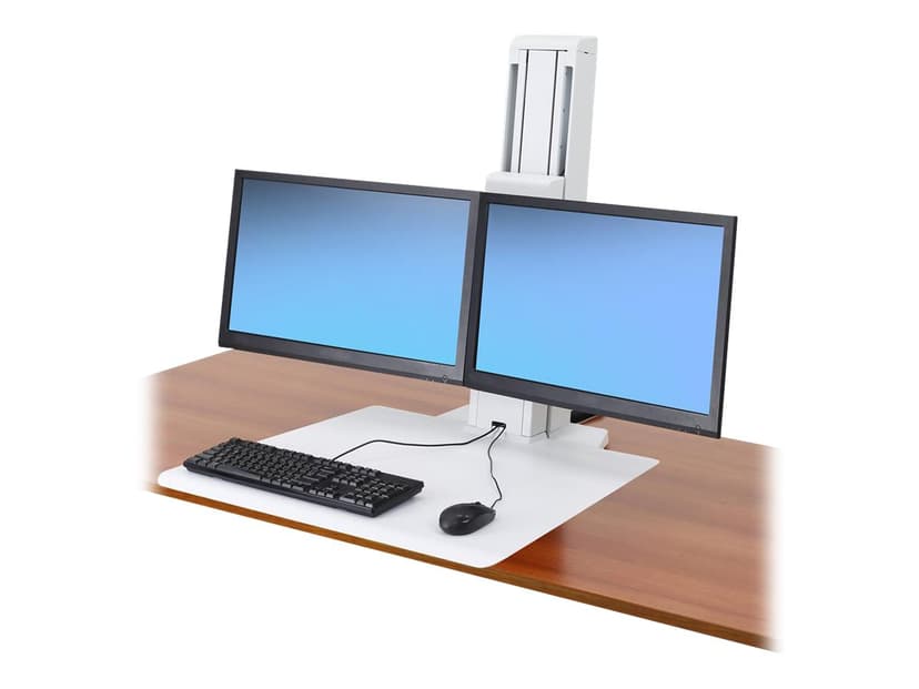 Ergotron Workfit-sr Dual Monitor White