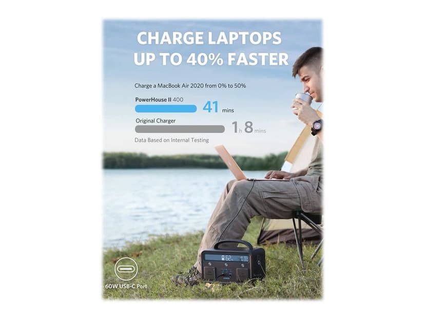 Anker PowerHouse II 400 108000mAh 388Wh zwart