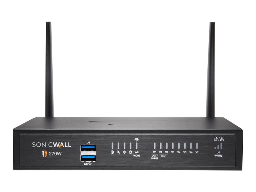 Sonicwall TZ270W firewall (hardware) 2 Gbit/sek.