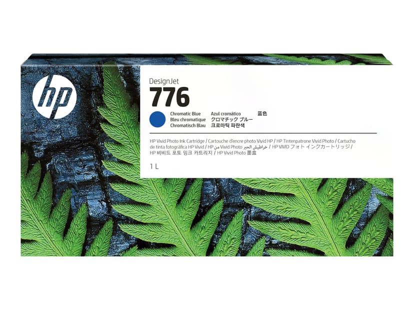 HP 776 blækpatron, 1 liter, kromatisk blå – DesignJet Z9+ Pro