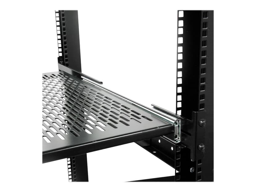 Startech 2U Adjustable Mount Depth Sliding Rack Mount Shelf 50lbs/23kg