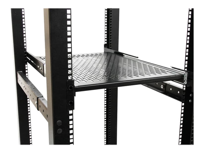 Startech 2U Adjustable Mount Depth Sliding Rack Mount Shelf 50lbs/23kg