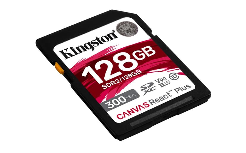Kingston Technology Canvas React Plus 128 GB SD UHS-II Klasse 10 128GB SD UHS-II
