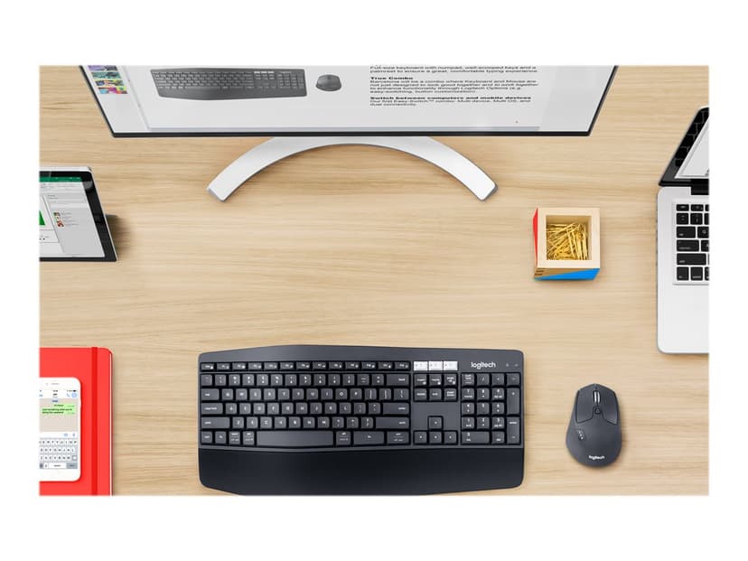 Logitech MK850 Performance Wireless US Layout - (Outlet-vare klasse 2) Trådløs Engelsk
