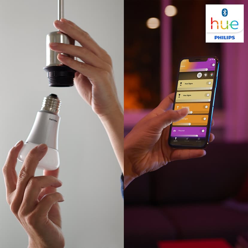 Philips Hue White and Color Ambiance E27 2-pack