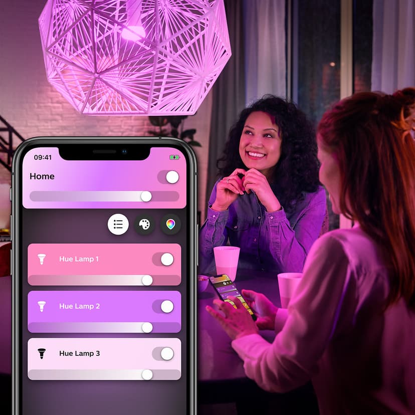 Philips Hue White and Color Ambiance E27 2-pack