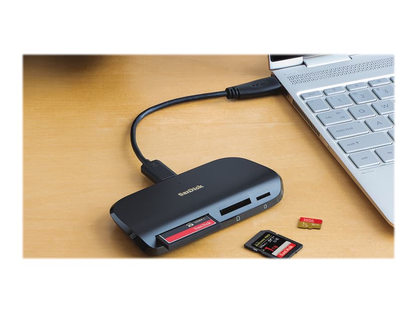 SanDisk ImageMate PRO USB-C geheugenkaartlezer USB 3.2 Gen 1 (3.1 Gen 1) Type-C Zwart