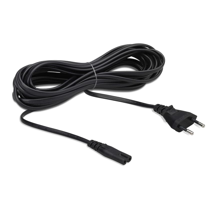 Flexson Nätkabel SONOS Play3/Play5/Playbar Svart 5.0m 5m Svart