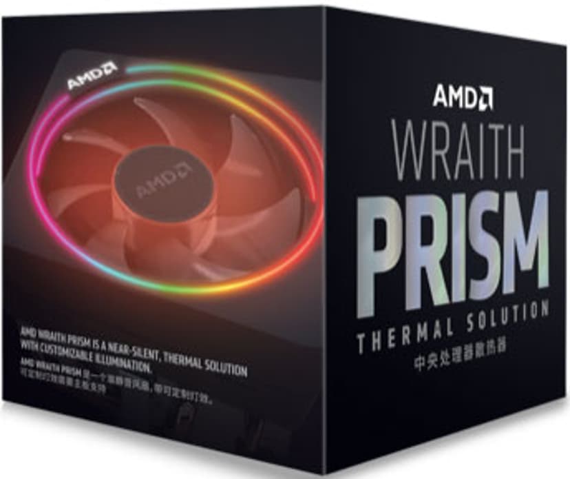 AMD Wraith Prism Luftkylare Svart