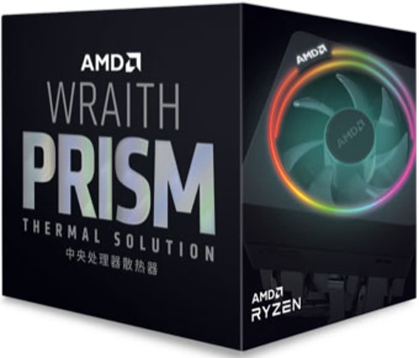 AMD Wraith Prism Luftkjøler Svart
