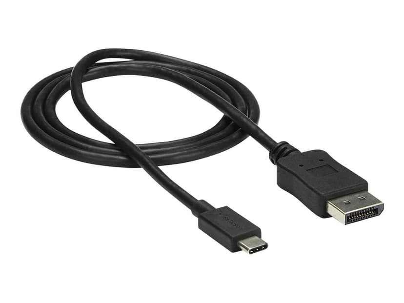 Startech USB C to DisplayPort Adapter Cable 1m DisplayPort USB-C Musta