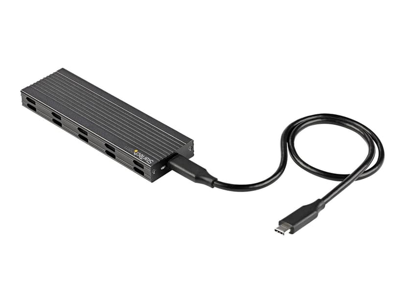 Startech StarTech.com SM2E1BMU31C tallennusaseman kotelo SSD-kotelo Musta M.2