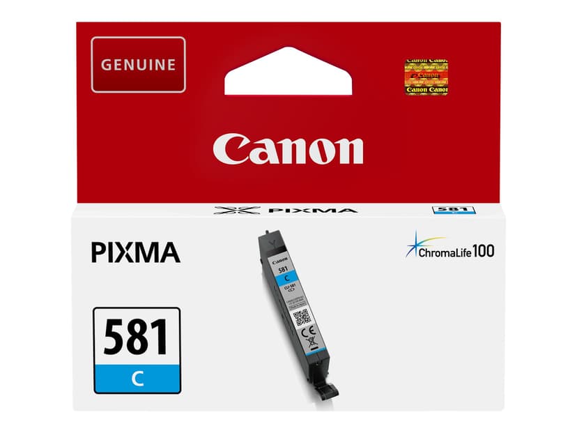 Canon Muste, syaani CLI-581C - TS6150/8150