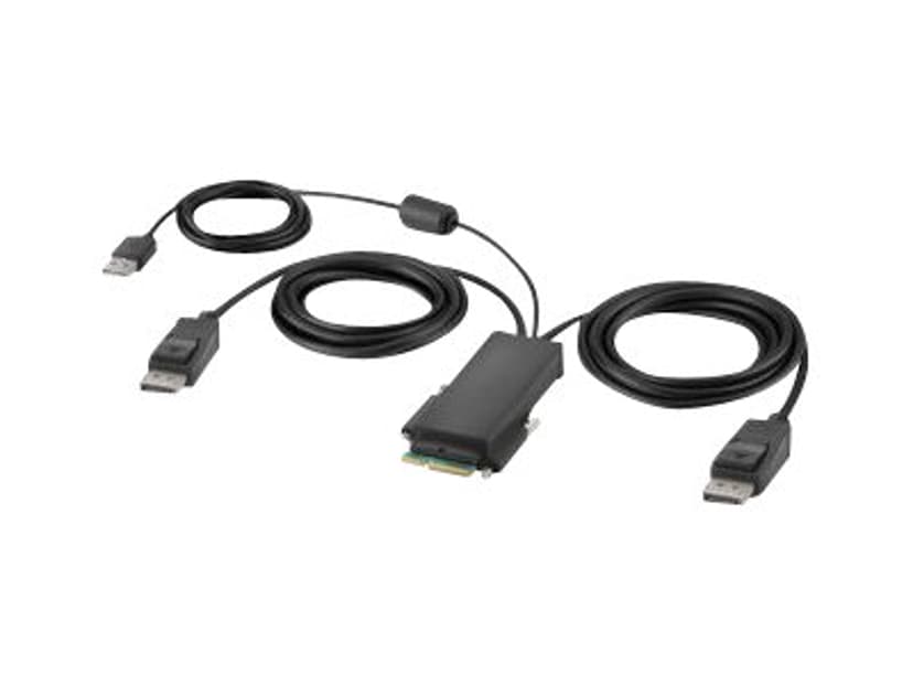 Belkin F1DN202MOD-PP-4 KVM-switch Zwart