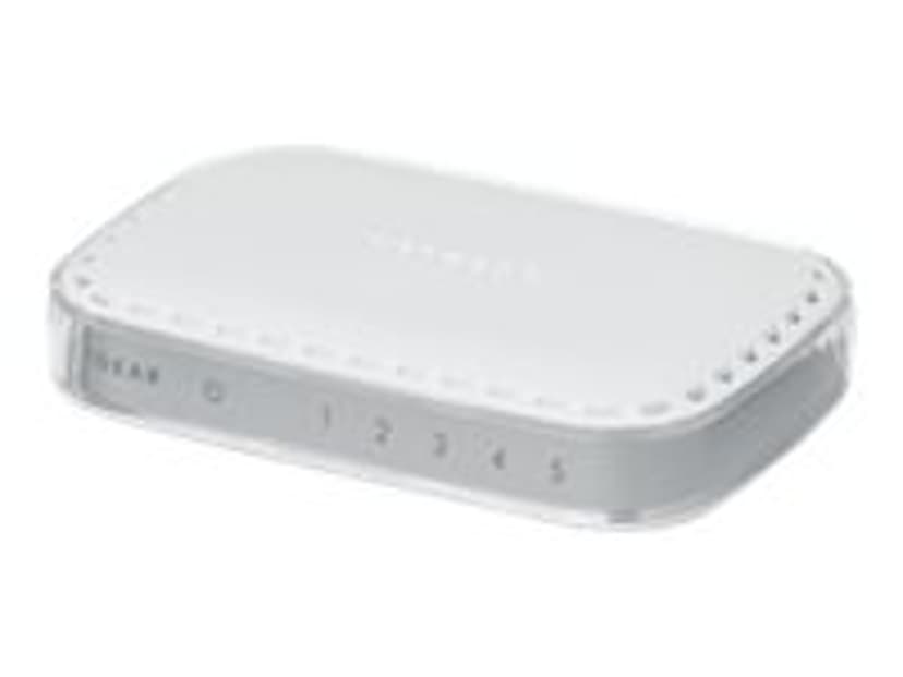 Netgear GS605-400PES nätverksswitchar Ohanterad L2 Gigabit Ethernet (10/100/1000) Vit
