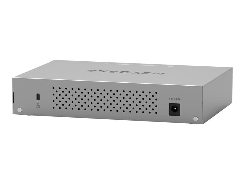 Netgear 8-port Ultra60 PoE++ Multi-Gigabit (2.5G) Ethernet Plus Switch hanterad L2/L3 2.5G Ethernet (100/1000/2500) Strömförsörjning via Ethernet (PoE) stöd Grå