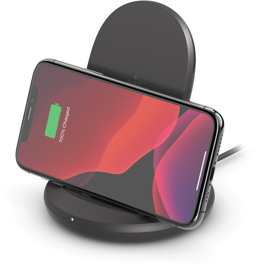 Belkin Wireless Charging Stand 15W Musta