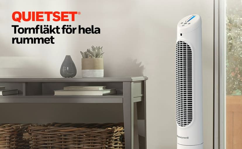 Honeywell QuietSet HYF260E4 Kylfläkt Torn Vit
