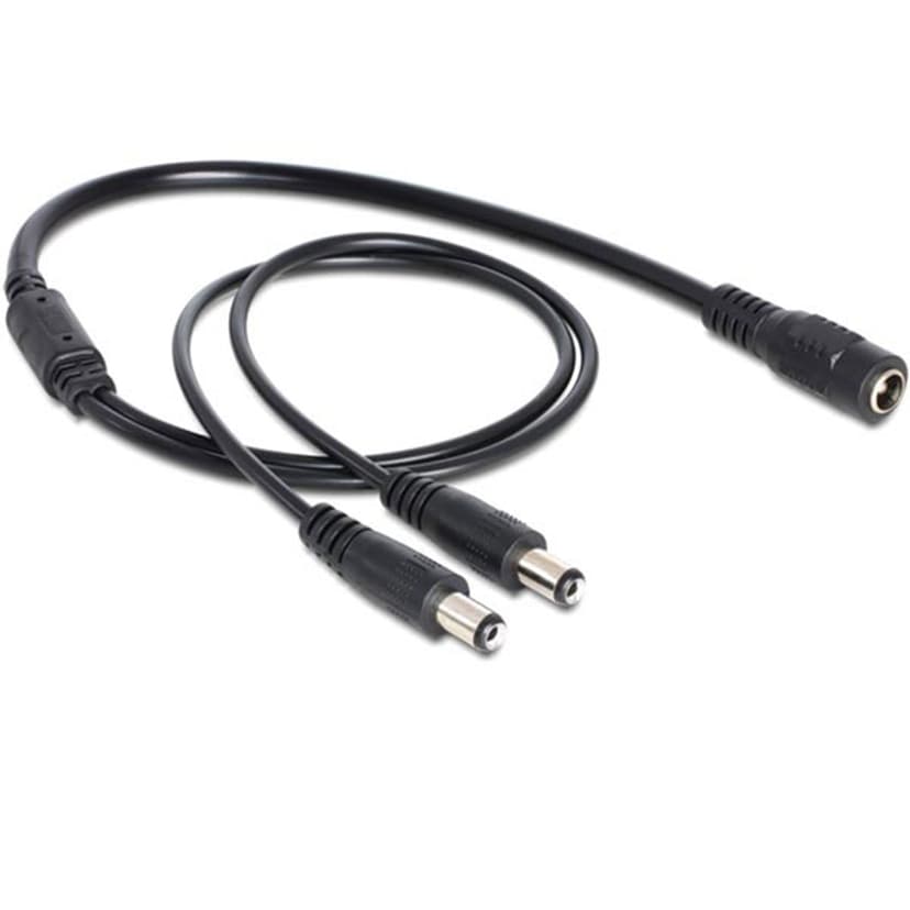 Delock Power splitter 0.5m Zwart