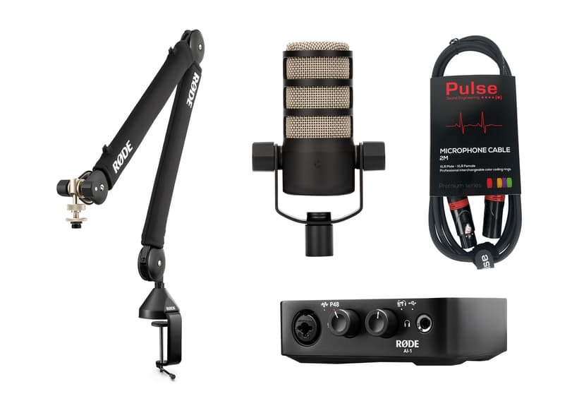 Røde PodMic Gamers &amp; Streamers Bundle - (Löytötuote luokka 2)