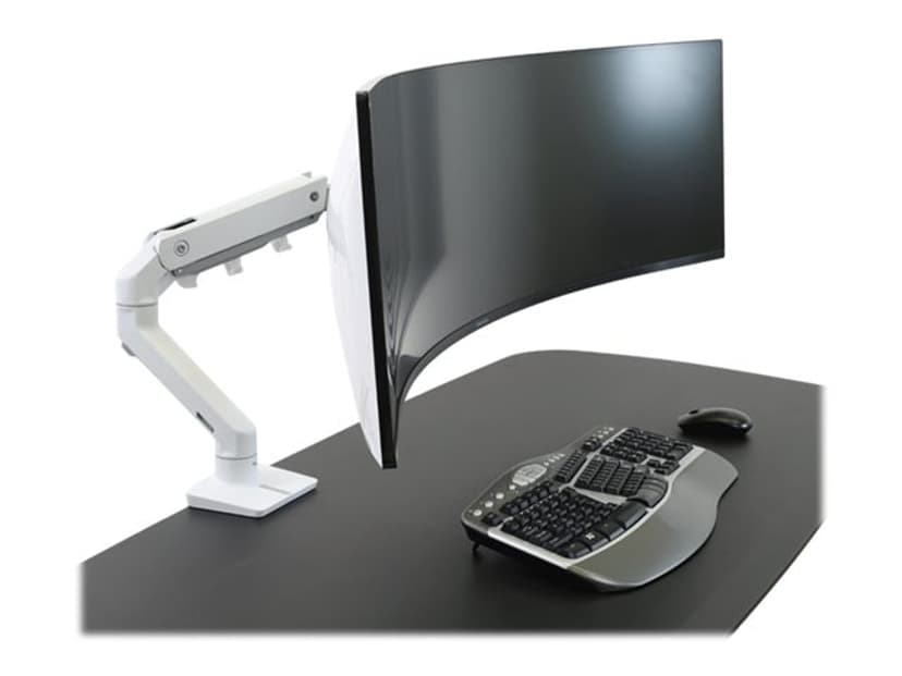 Ergotron HX Desk Monitor Arm With Pivot White