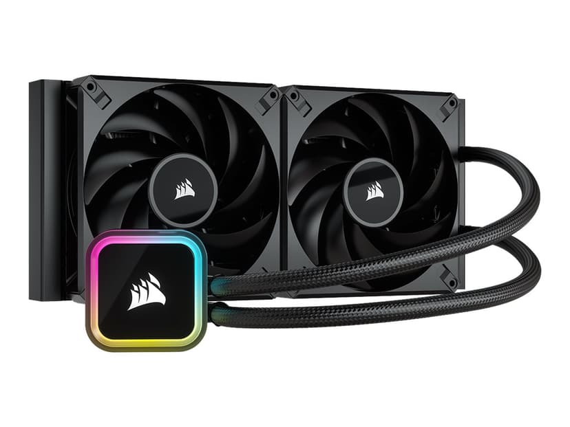Corsair H115I Luftkjøler Sort 1 stykker AiO væskekjøler Svart