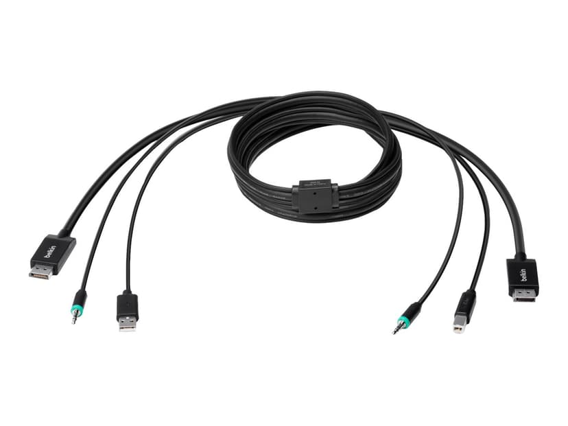 Belkin F1D9019B10T KVM-kablar Svart 3 m