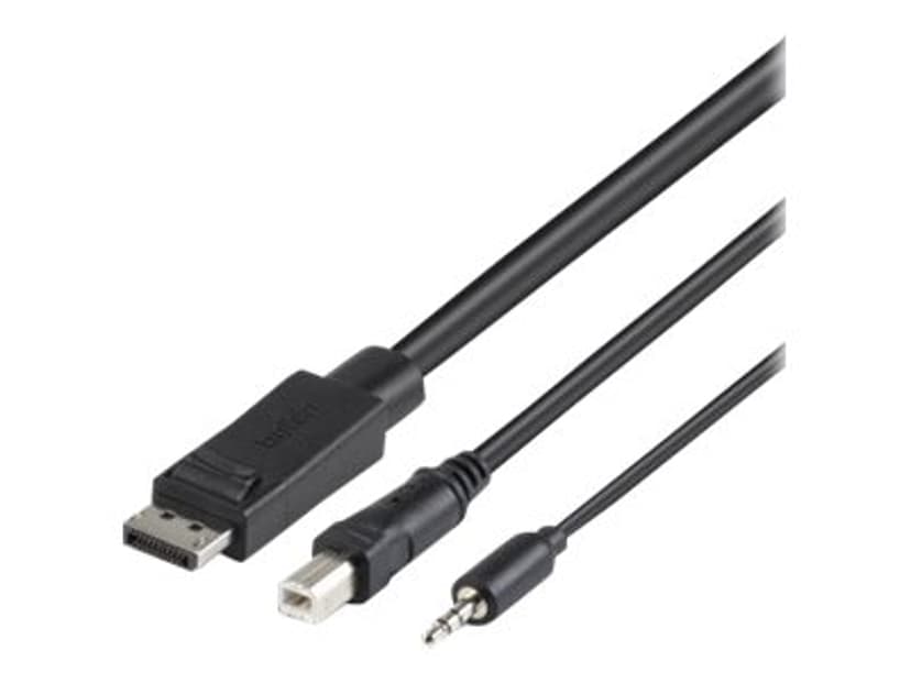 Belkin F1D9019B10T toetsenbord-video-muis (kvm) kabel Zwart 3 m