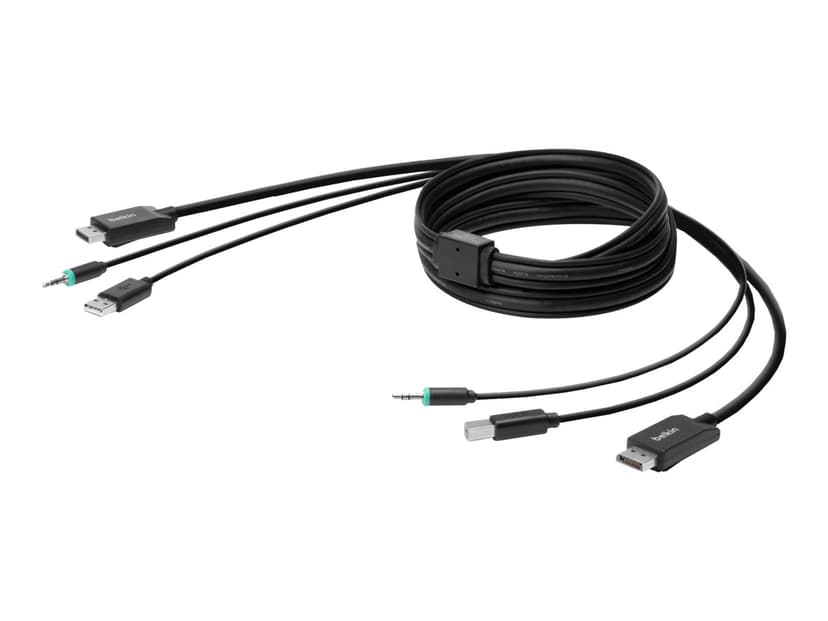 Belkin F1D9019B06T toetsenbord-video-muis (kvm) kabel Zwart 1,8 m
