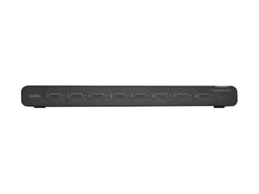 Belkin F1DN108KVM-UN-4 KVM-kytkin Telineasennus musta