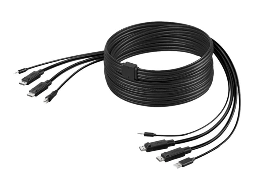Belkin F1D9020B10T toetsenbord-video-muis (kvm) kabel Zwart 3 m