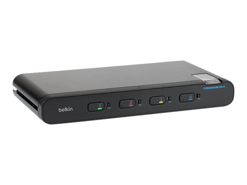 Belkin F1DN104KVM-UN-4 KVM-switchar Svart