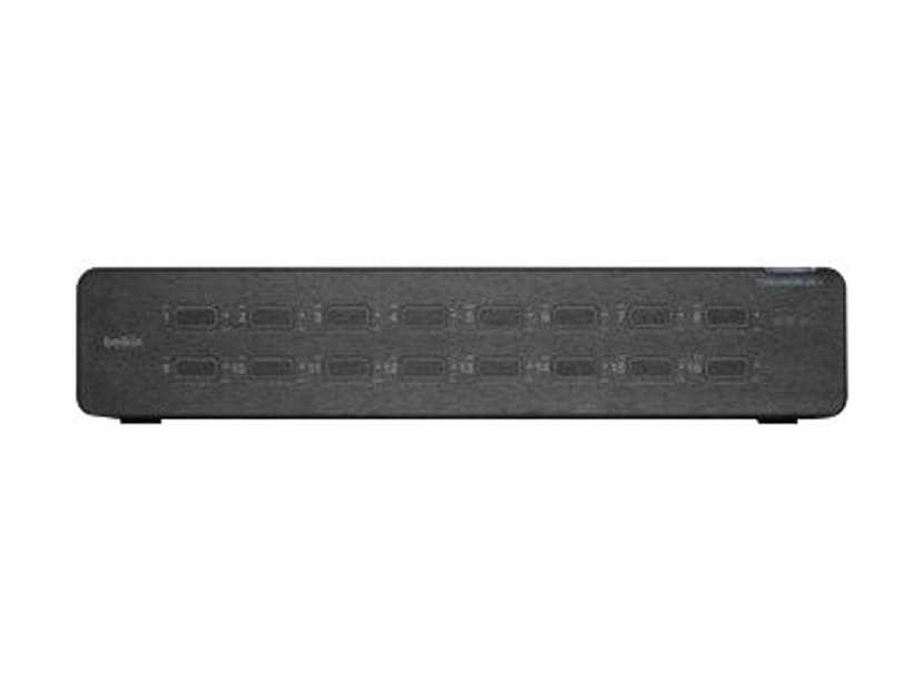 Belkin F1DN116KVM-UN-4 KVM-kytkin Telineasennus musta