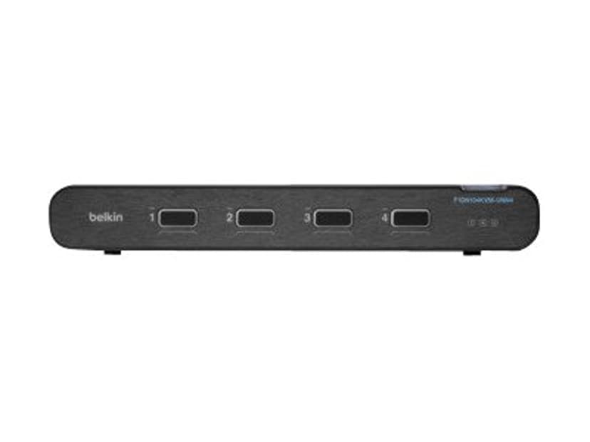 Belkin F1DN104KVM-UNN4 KVM-bryter Sort