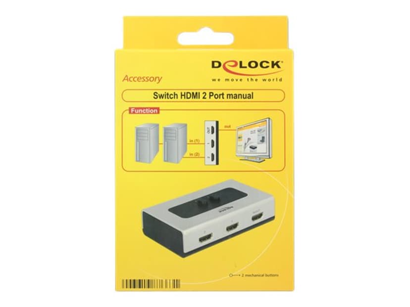 Delock 87663 videokytkin HDMI