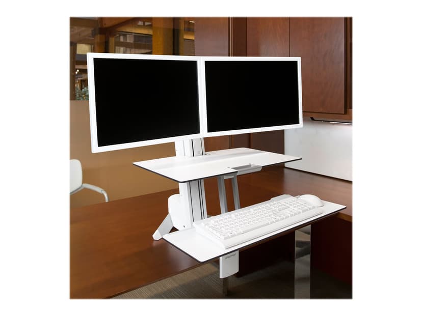 Ergotron Workfit-s Dual Sit-stand Bright White