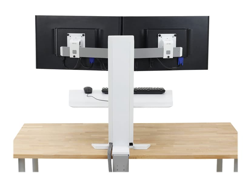 Ergotron Workfit-sr Dual Monitor White