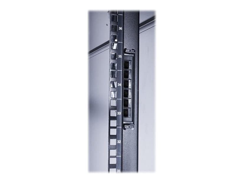 APC Data Distribution Cable RJ-45 Cat 6 5.79m Svart