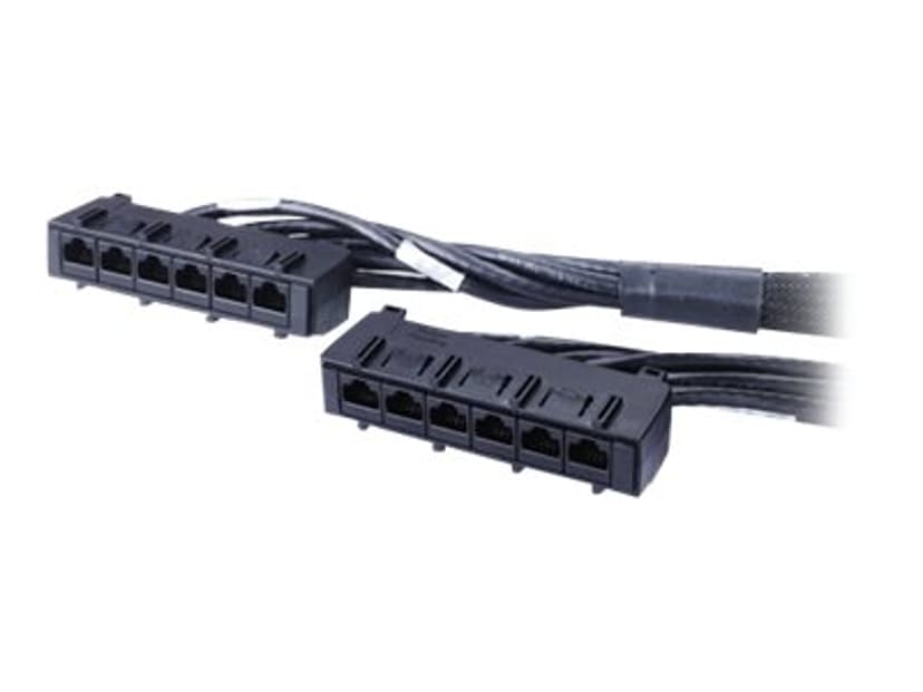 APC Data Distribution Cable RJ-45 Cat 6 5.79m Zwart