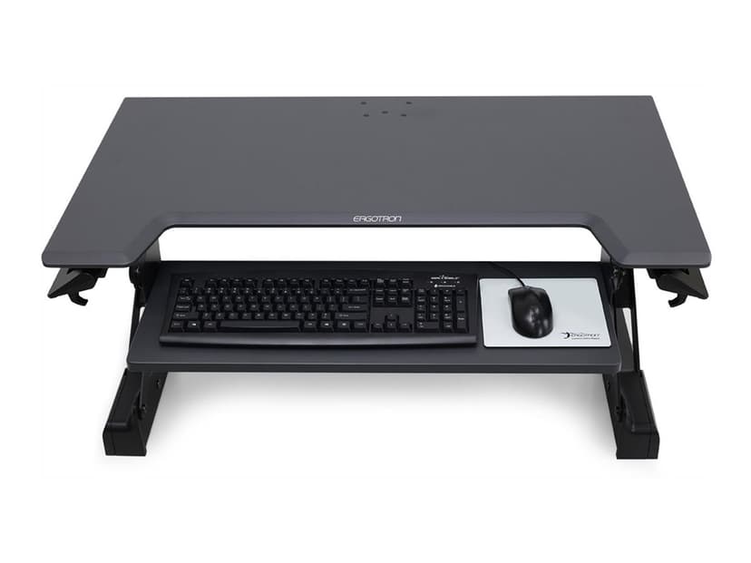 Ergotron WorkFit-T Premium Stand Musta
